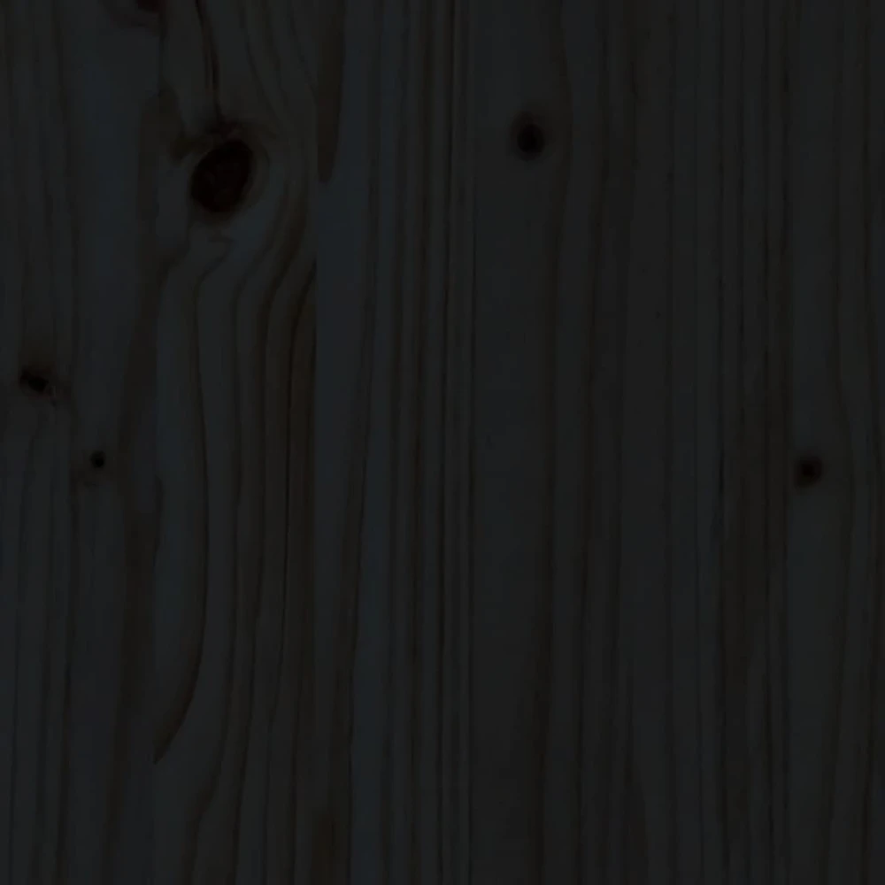 Sodo lovelis, juodas, 150x50x70cm, pušis, tvorelės dizaino