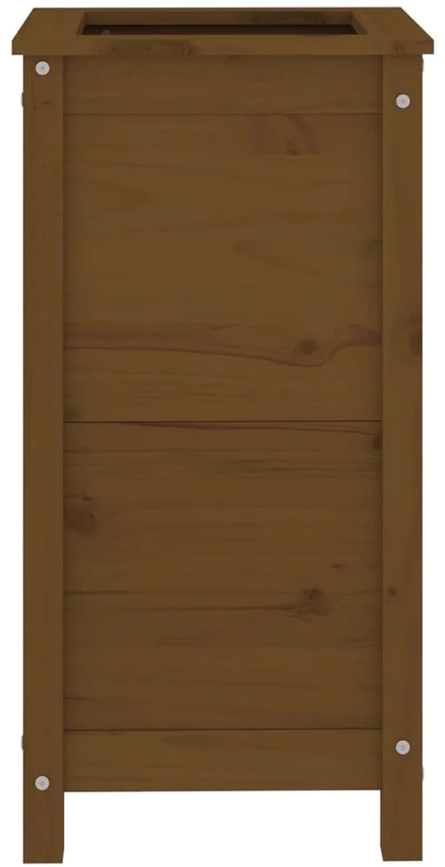 Sodo lovelis, medaus rudas, 40x40x78cm, pušies medienos masyvas
