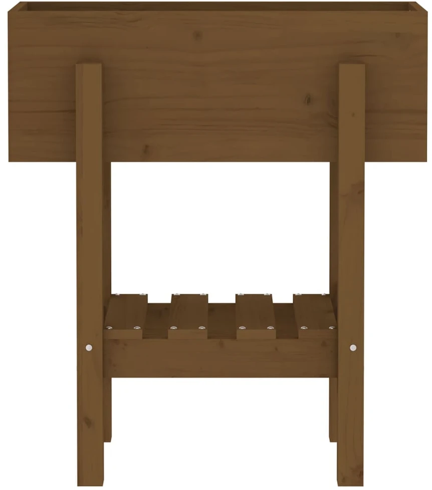 Sodo lovelis, medaus rudas, 62x30x69cm, pušies medienos masyvas