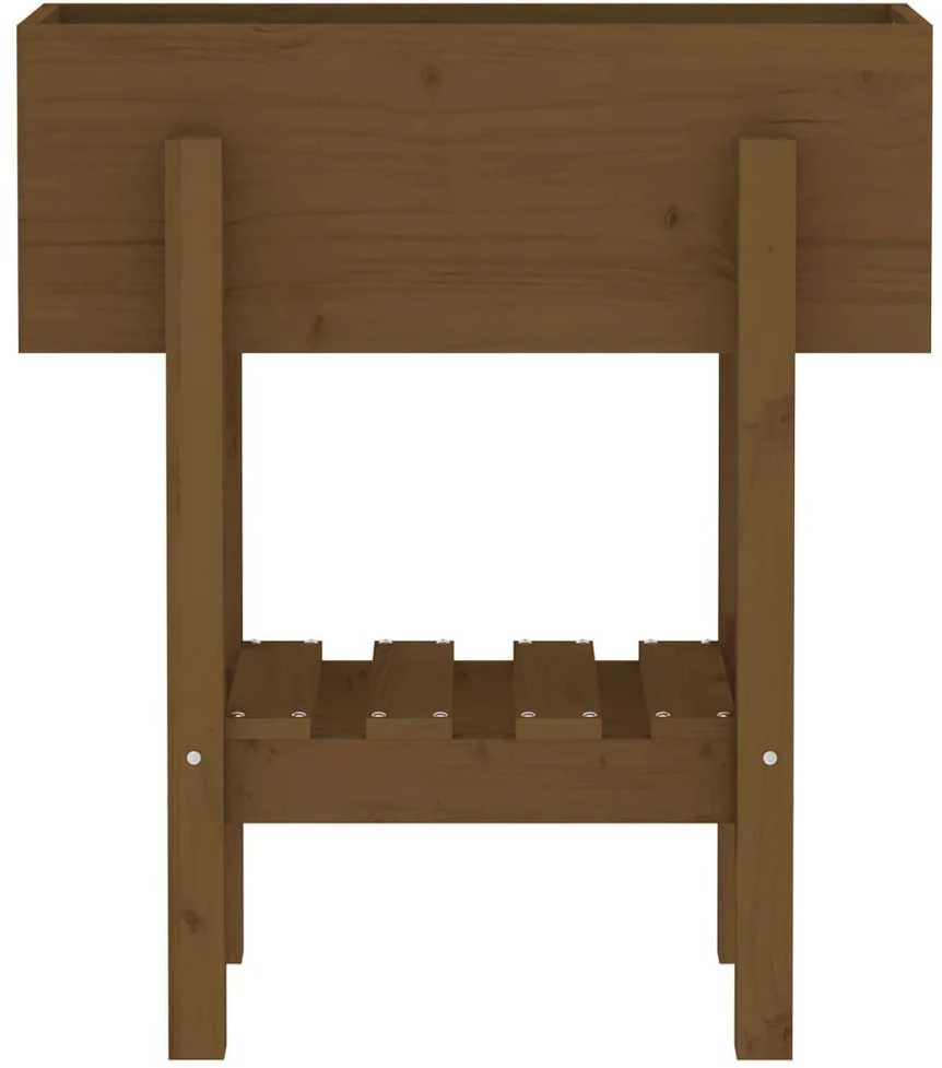 Sodo lovelis, medaus rudas, 62x30x69cm, pušies medienos masyvas