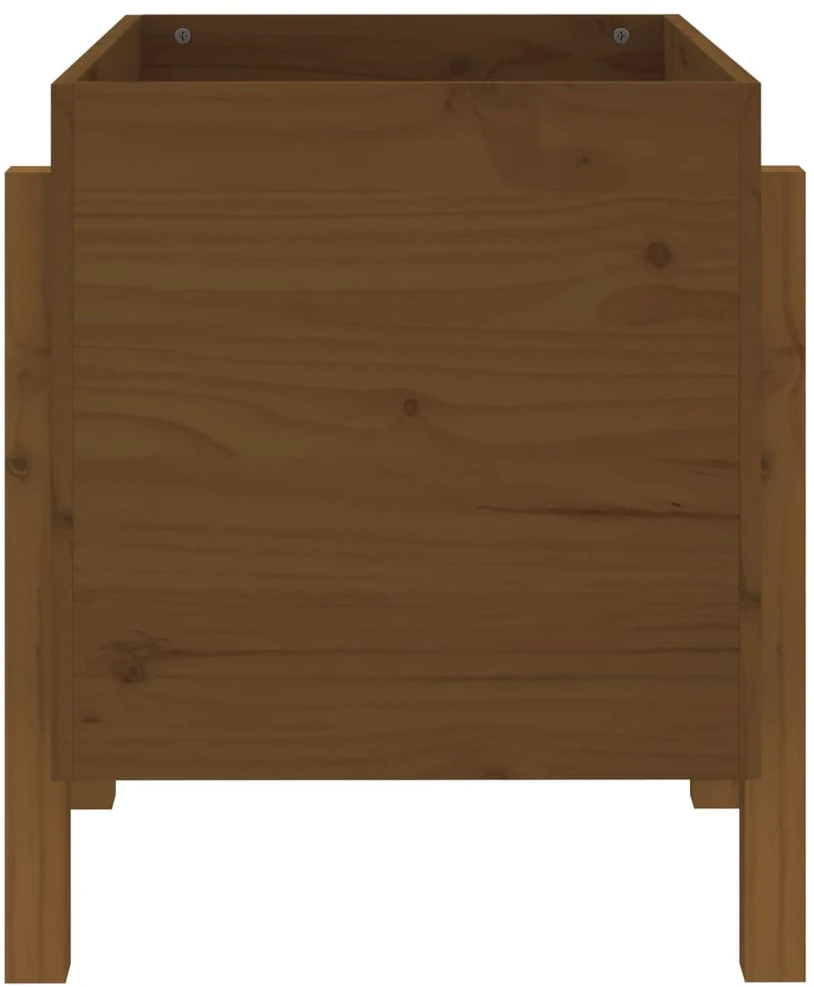 Sodo lovelis, medaus rudas, 62x50x57cm, pušies medienos masyvas