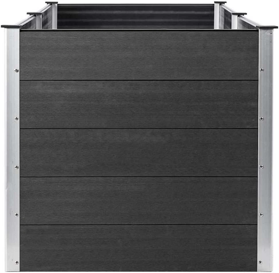 Sodo lovelis, pilkos spalvos, 250x100x91cm, WPC