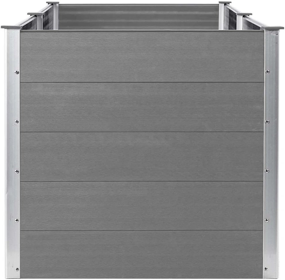 Sodo lovelis, pilkos spalvos, 250x100x91cm, WPC
