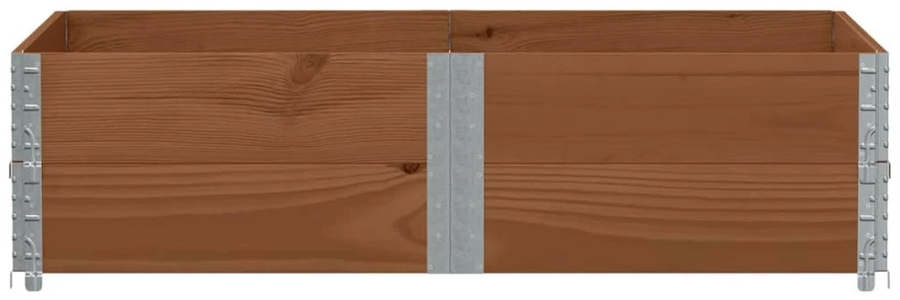 Sodo lovelis, rudas, 150x100cm, pušies medienos masyvas