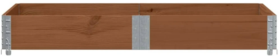 Sodo lovelis, rudas, 150x100cm, pušies medienos masyvas