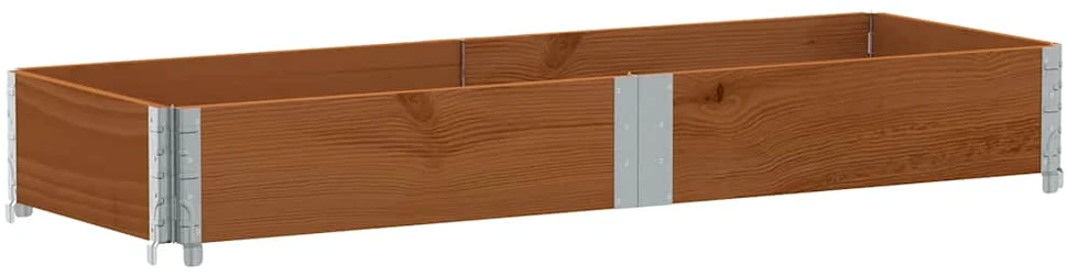 Sodo lovelis, rudas, 150x50cm, pušies medienos masyvas