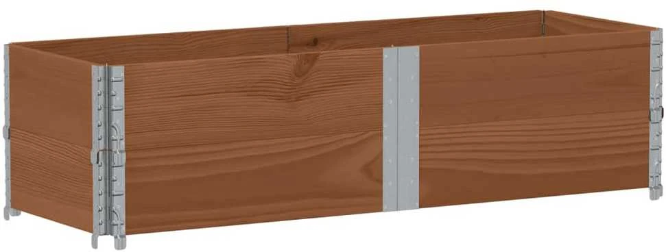 Sodo lovelis, rudas, 150x50cm, pušies medienos masyvas
