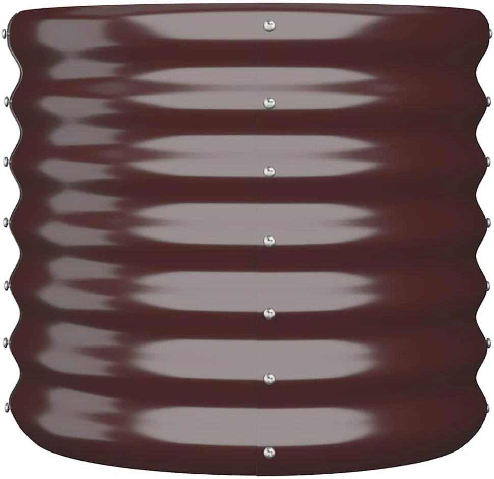 Sodo lovelis, rudas, 40x40x36cm, plienas