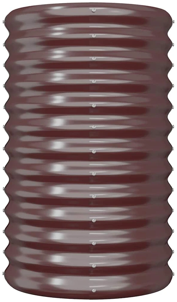 Sodo lovelis, rudas, 40x40x68cm, plienas