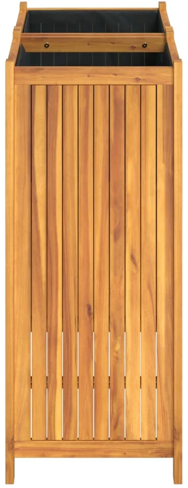 Sodo lovelis su įdėklu, 84x42x100cm, akacijos medienos masyvas