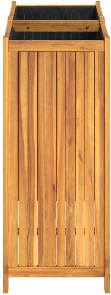 Sodo lovelis su įdėklu, 84x42x100cm, akacijos medienos masyvas