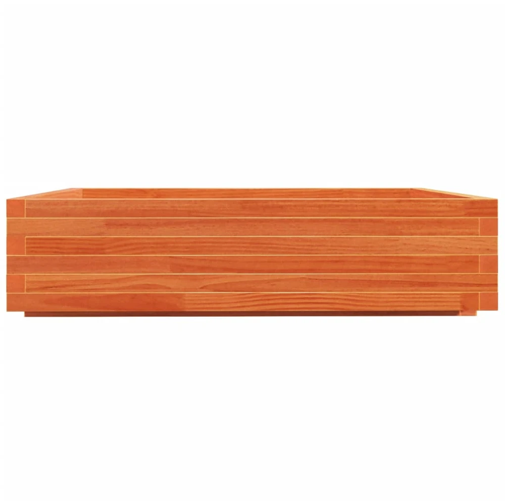 Sodo lovelis, vaško rudas, 100x100x26,5cm, pušies masyvas