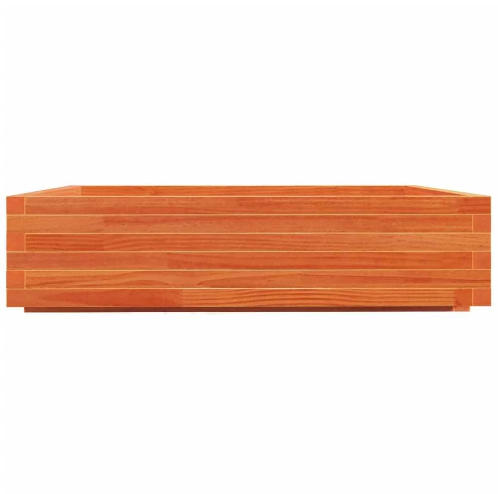 Sodo lovelis, vaško rudas, 100x100x26,5cm, pušies masyvas