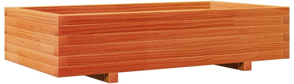 Sodo lovelis, vaško rudas, 110x60x26,5cm, pušies masyvas