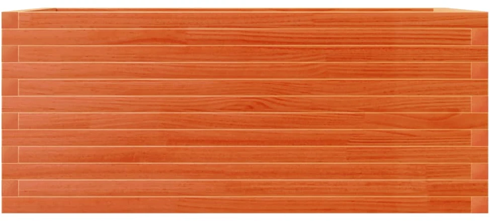 Sodo lovelis, vaško rudas, 110x60x46cm, pušies medienos masyvas
