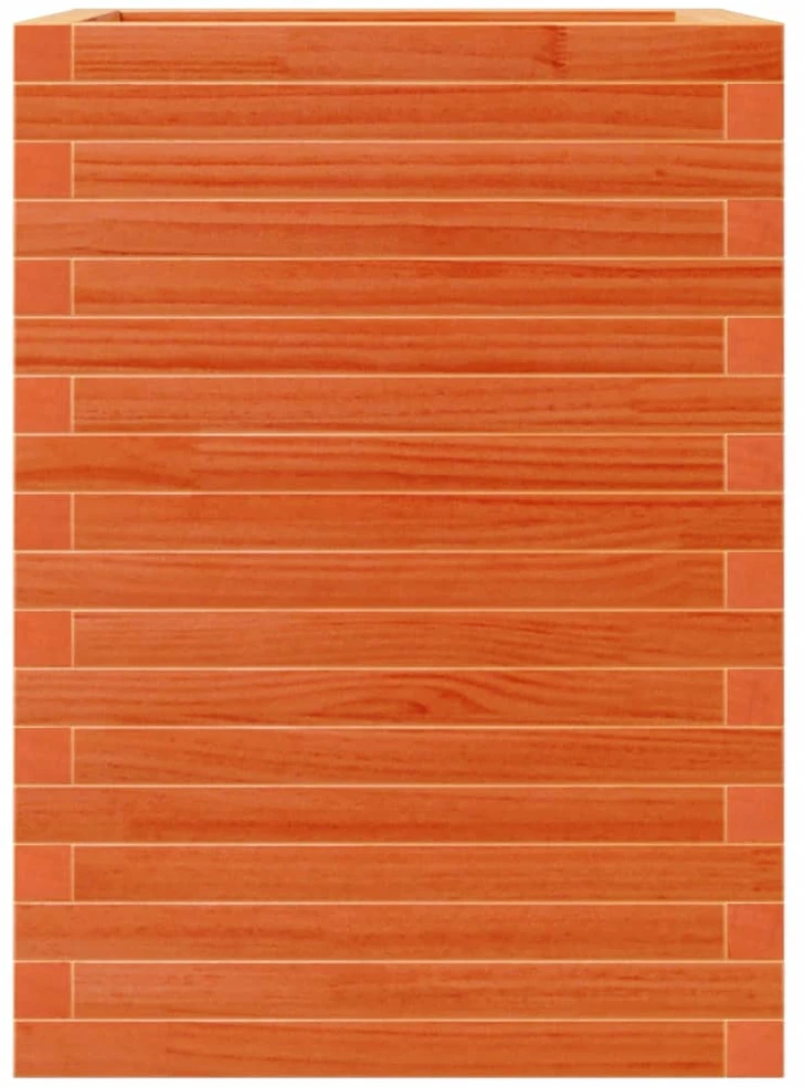 Sodo lovelis, vaško rudas, 50x50x68,5cm, pušies masyvas
