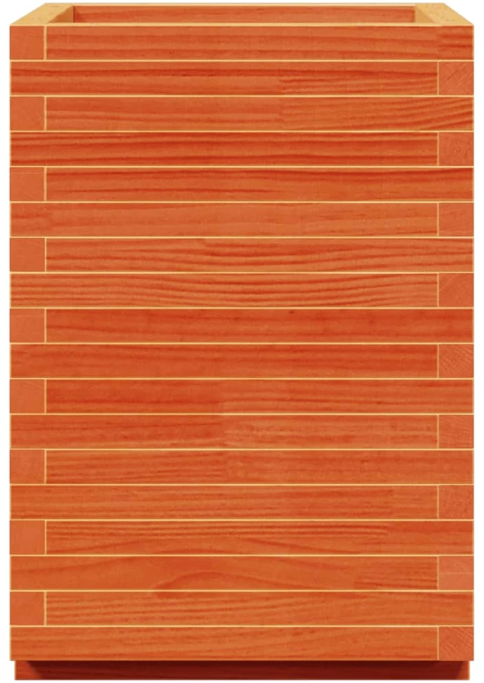 Sodo lovelis, vaško rudas, 50x50x72,5cm, pušies masyvas