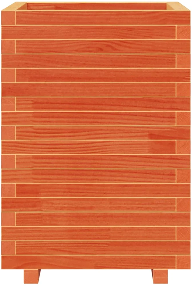 Sodo lovelis, vaško rudas, 50x50x72,5cm, pušies masyvas