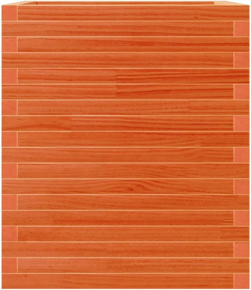 Sodo lovelis, vaško rudas, 60x60x68,5cm, pušies masyvas