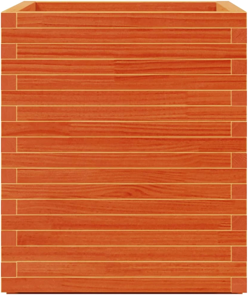 Sodo lovelis, vaško rudas, 60x60x72,5cm, pušies masyvas
