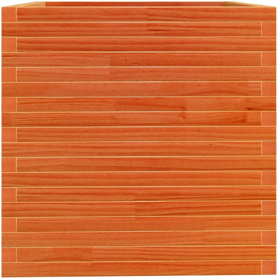 Sodo lovelis, vaško rudas, 70x70x72,5cm, pušies masyvas