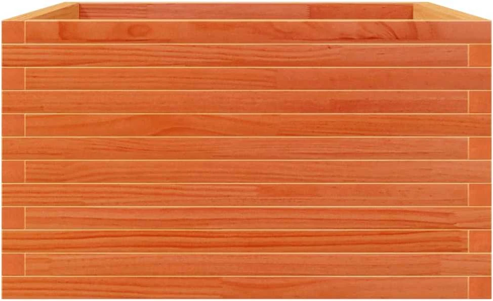 Sodo lovelis, vaško rudas, 80x80x45,5cm, pušies masyvas
