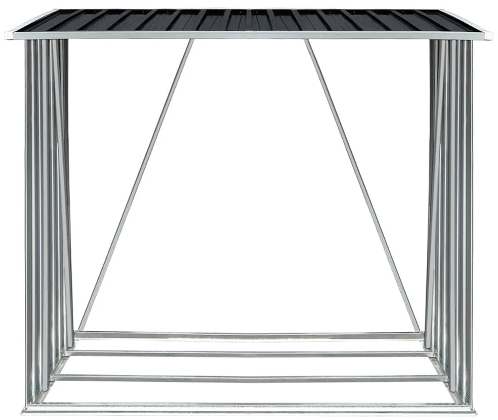 Sodo malkinė, antracito, 163x83x154cm, galvanizuotas plienas