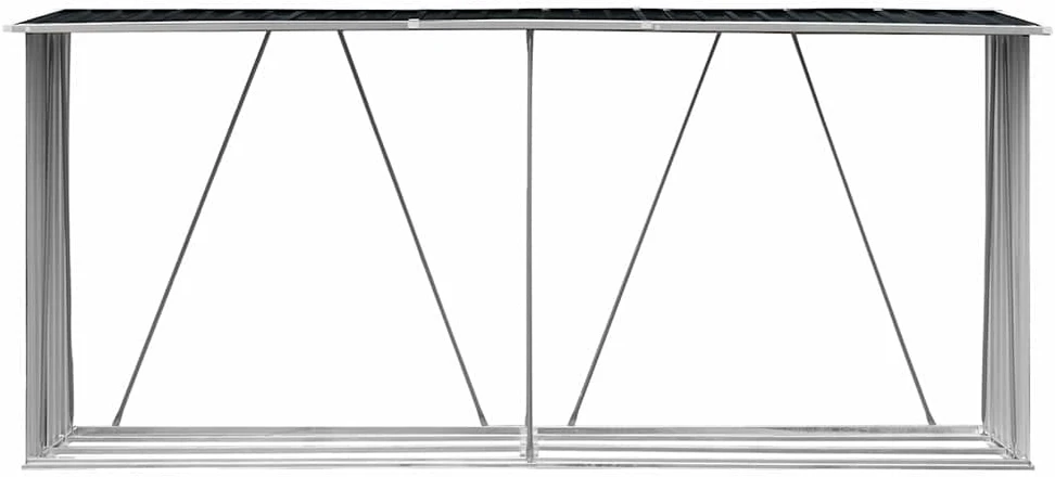 Sodo malkinė, antracito, 330x84x152cm, galvanizuotas plienas
