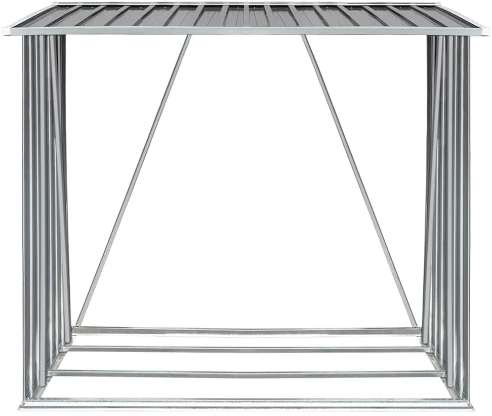 Sodo malkinė, galvanizuotas plienas, 163x83x154cm, pilka