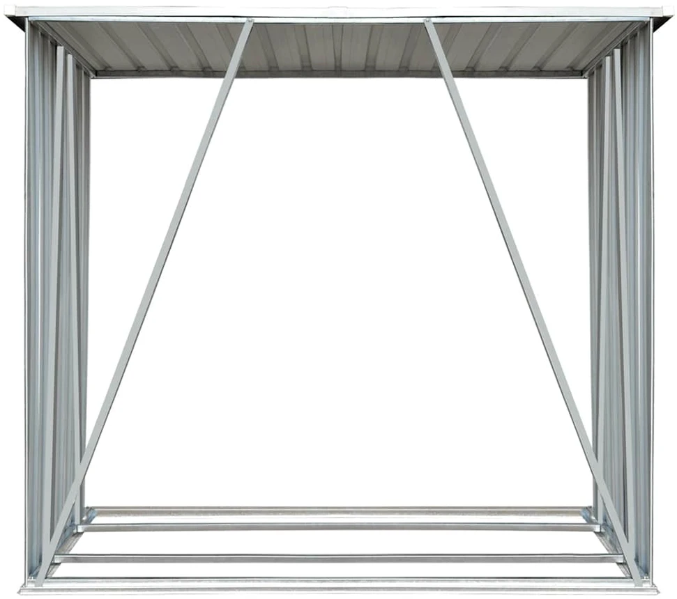 Sodo malkinė, galvanizuotas plienas, 163x83x154cm, pilka