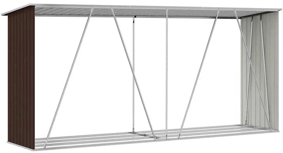 Sodo malkinė, ruda, 330x84x152cm, galvanizuotas plienas