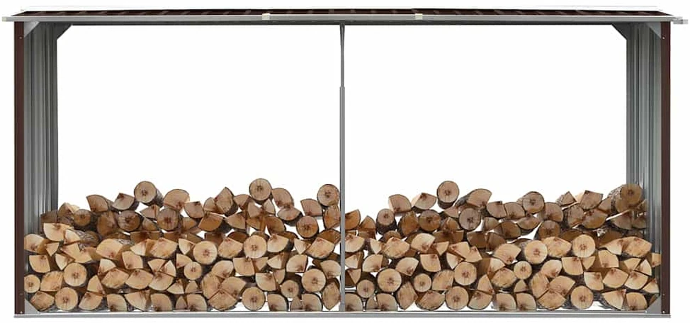 Sodo malkinė, ruda, 330x92x153cm, galvanizuotas plienas