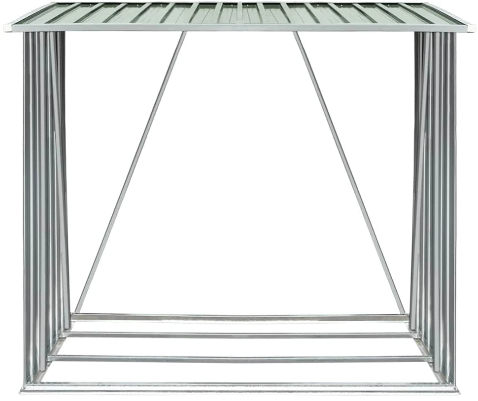 Sodo malkinė, žalia, 163x83x154cm, galvanizuotas plienas