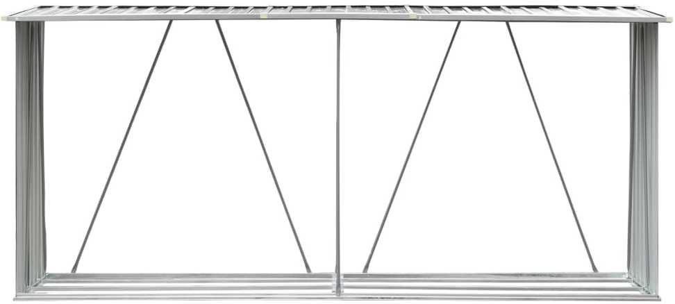 Sodo malkinė, žalia, 330x84x152cm, galvanizuotas plienas