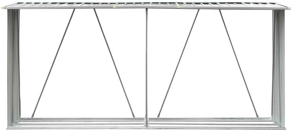 Sodo malkinė, žalia, 330x84x152cm, galvanizuotas plienas