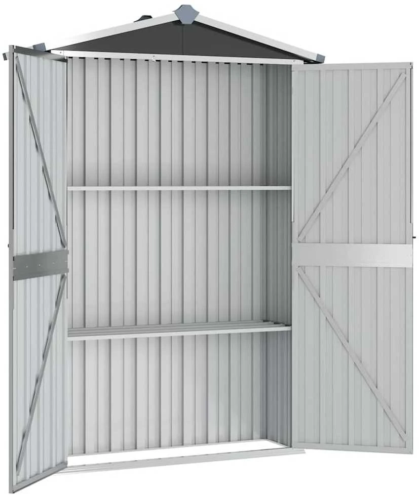 Sodo pašiūrė, antracito, 116x45x175cm, galvanizuotas plienas