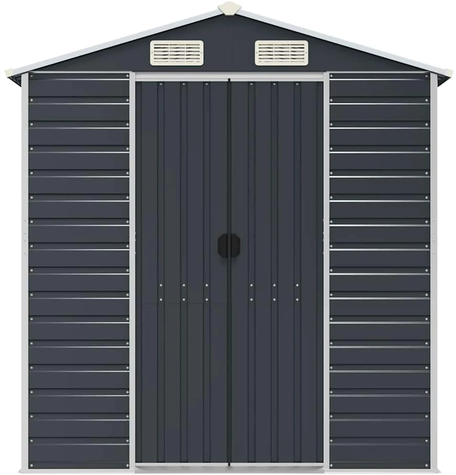 Sodo pašiūrė, antracito, 191x215x198cm, galvanizuotas plienas
