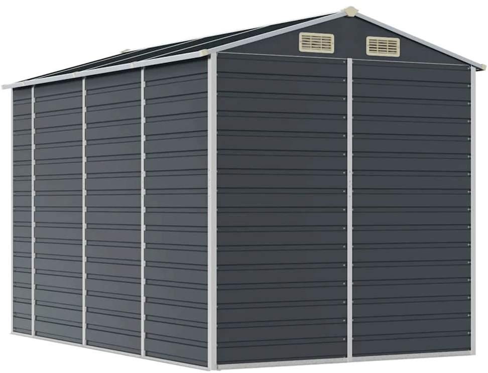 Sodo pašiūrė, antracito, 191x300x198cm, galvanizuotas plienas