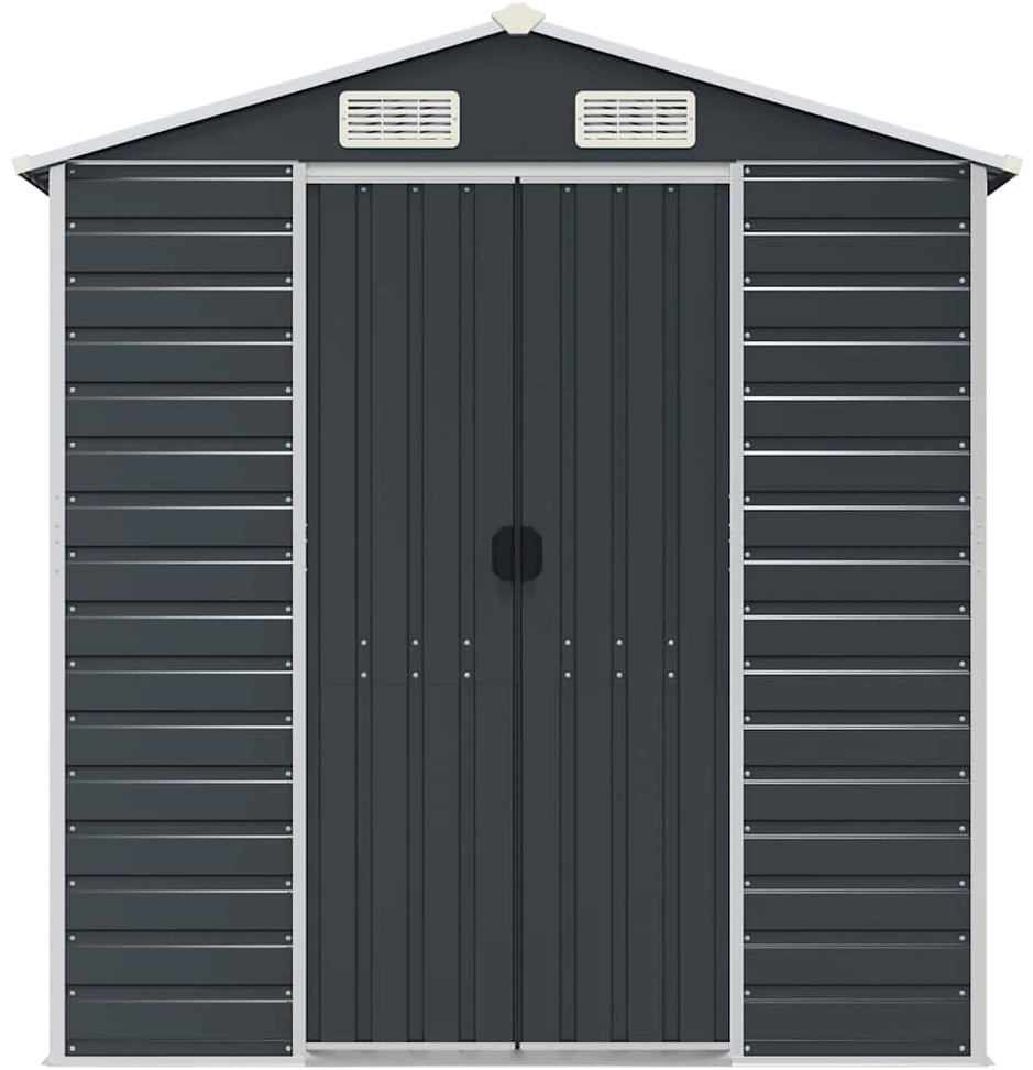 Sodo pašiūrė, antracito, 191x300x198cm, galvanizuotas plienas