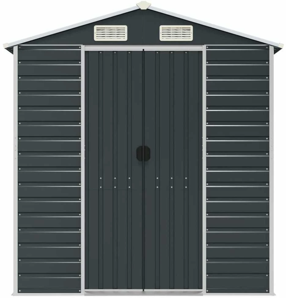 Sodo pašiūrė, antracito, 191x810x198cm, galvanizuotas plienas