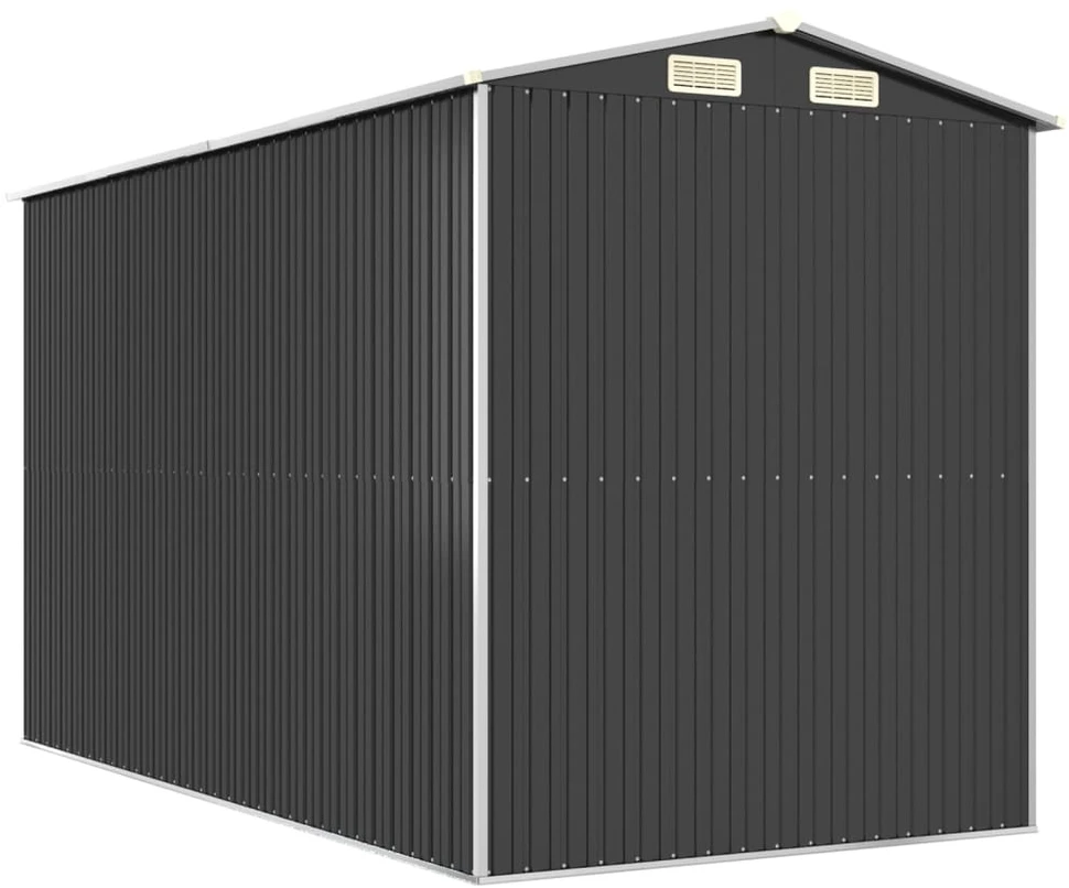 Sodo pašiūrė, antracito, 192x357x223cm, galvanizuotas plienas