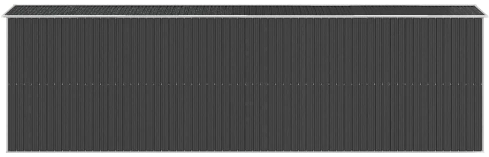 Sodo pašiūrė, antracito, 192x689x223cm, galvanizuotas plienas