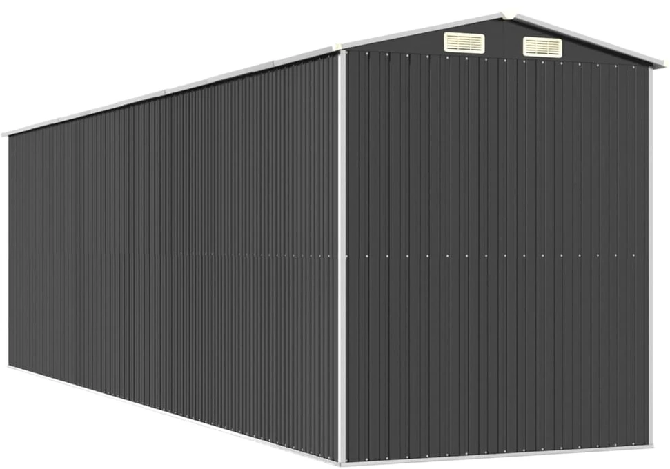 Sodo pašiūrė, antracito, 192x689x223cm, galvanizuotas plienas