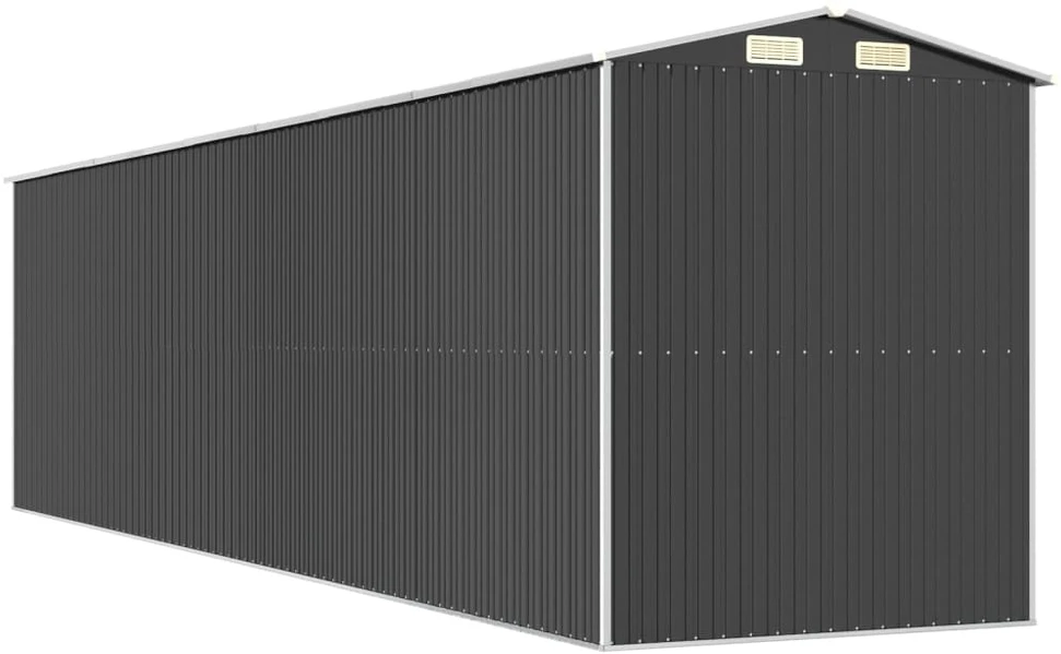 Sodo pašiūrė, antracito, 192x772x223cm, galvanizuotas plienas