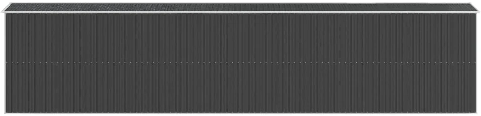Sodo pašiūrė, antracito, 192x938x223cm, galvanizuotas plienas