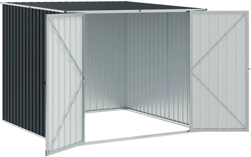 Sodo pašiūrė, antracito, 195x198x159cm, galvanizuotas plienas