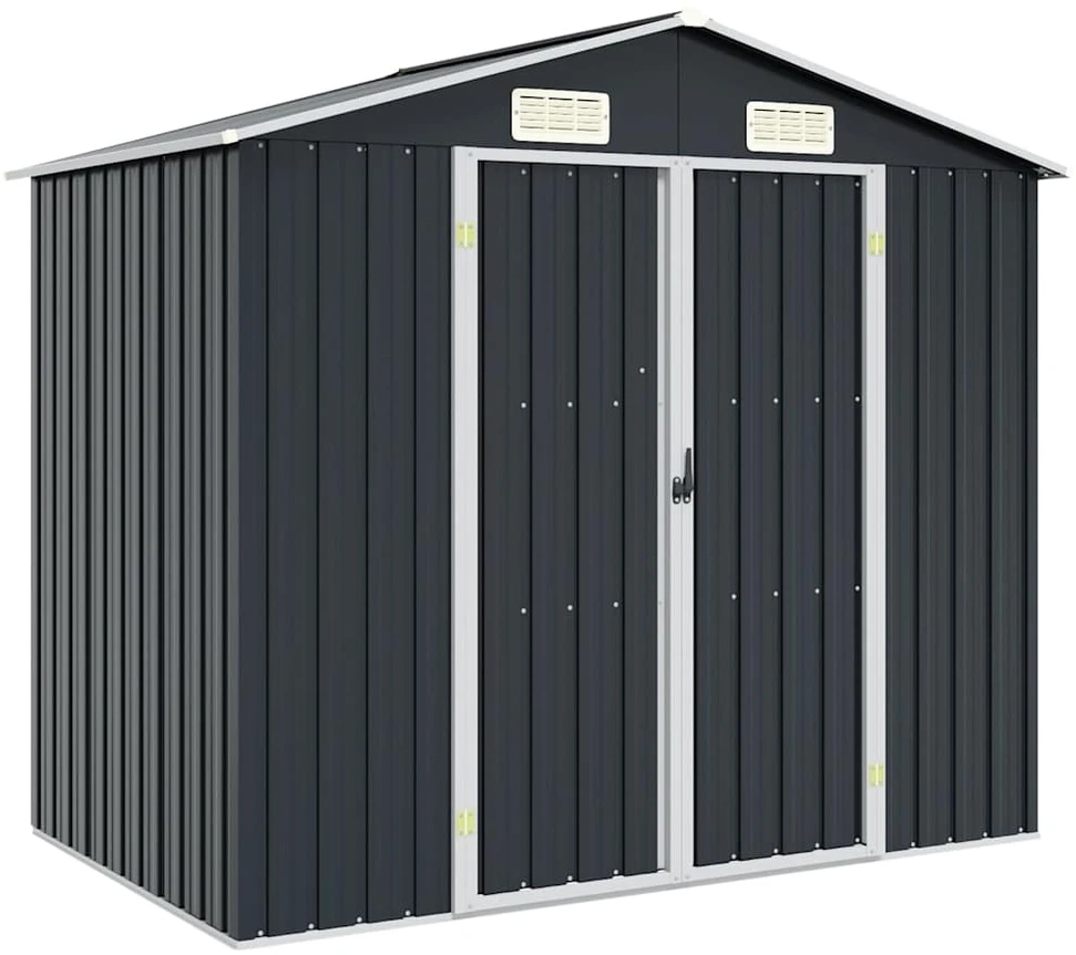 Sodo pašiūrė, antracito, 205x129x183cm, galvanizuotas plienas