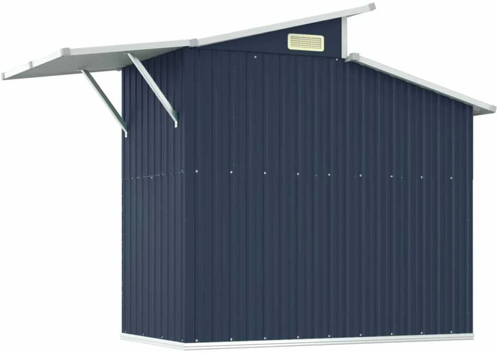 Sodo pašiūrė, antracito, 270x130x208,5cm, galvanizuotas plienas