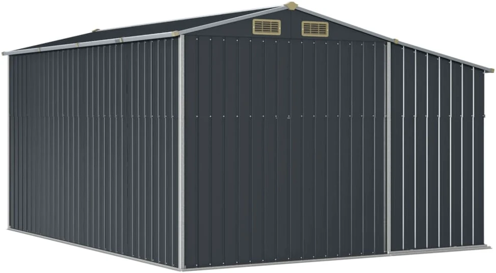 Sodo pašiūrė, antracito, 277x365,5x179cm, galvanizuotas plienas
