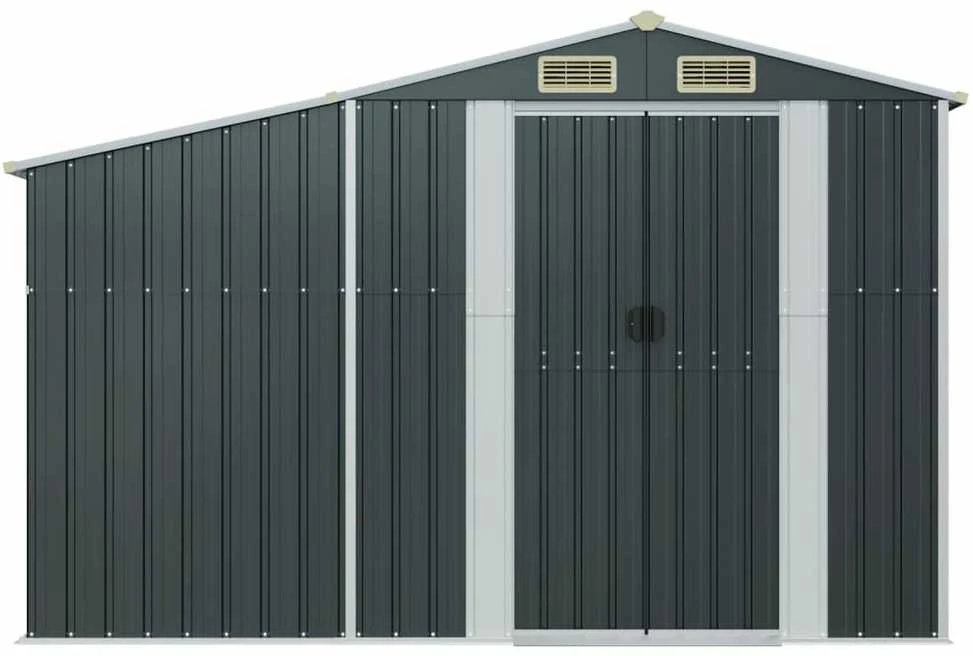 Sodo pašiūrė, antracito, 277x93x179cm, galvanizuotas plienas